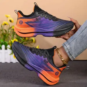 Unisex breathable mesh ultra-light running shoes, fashionable multi-functional couple shoes, suitable for various casual sports occasions.