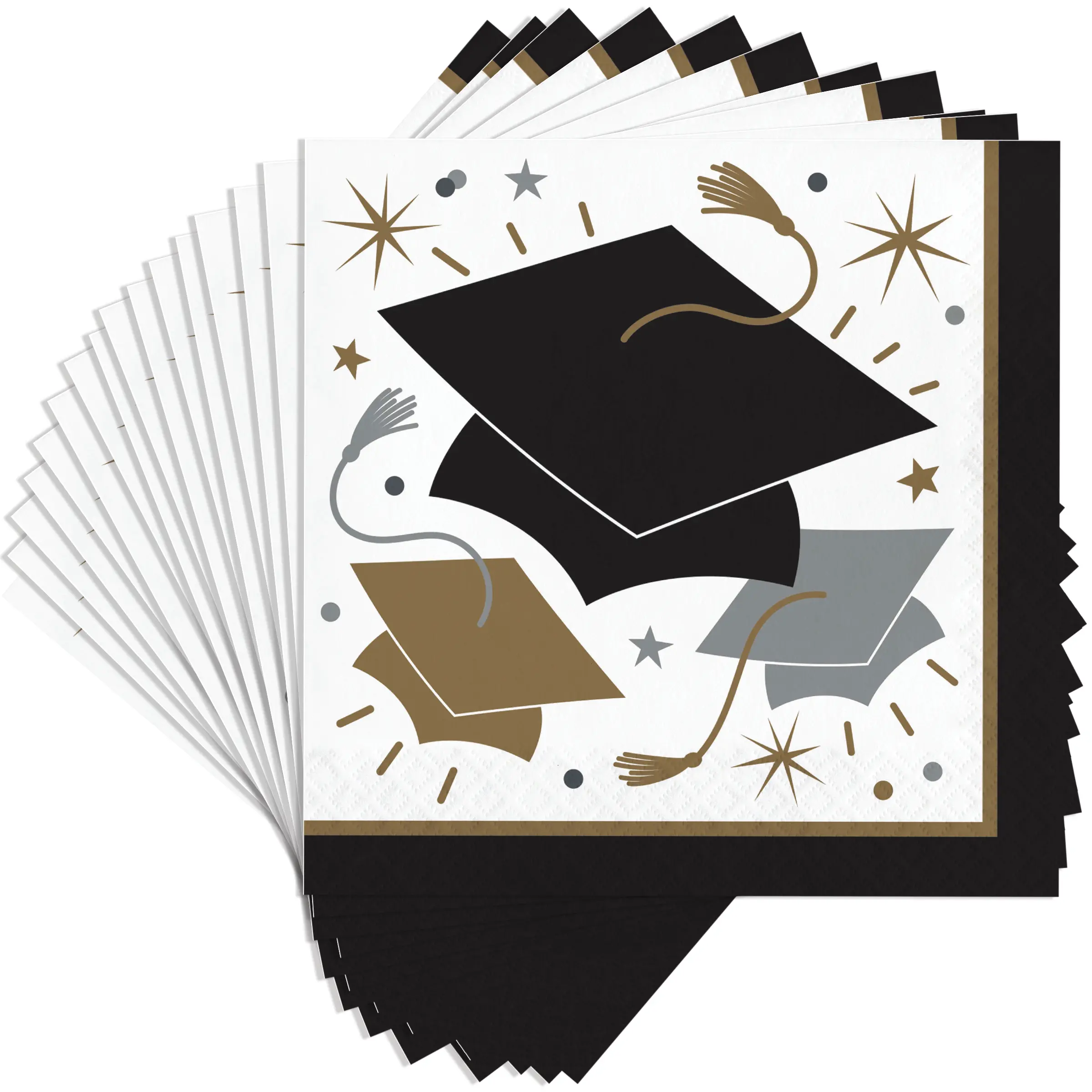 Glowing Grad Luncheon Napkins | 16 Count