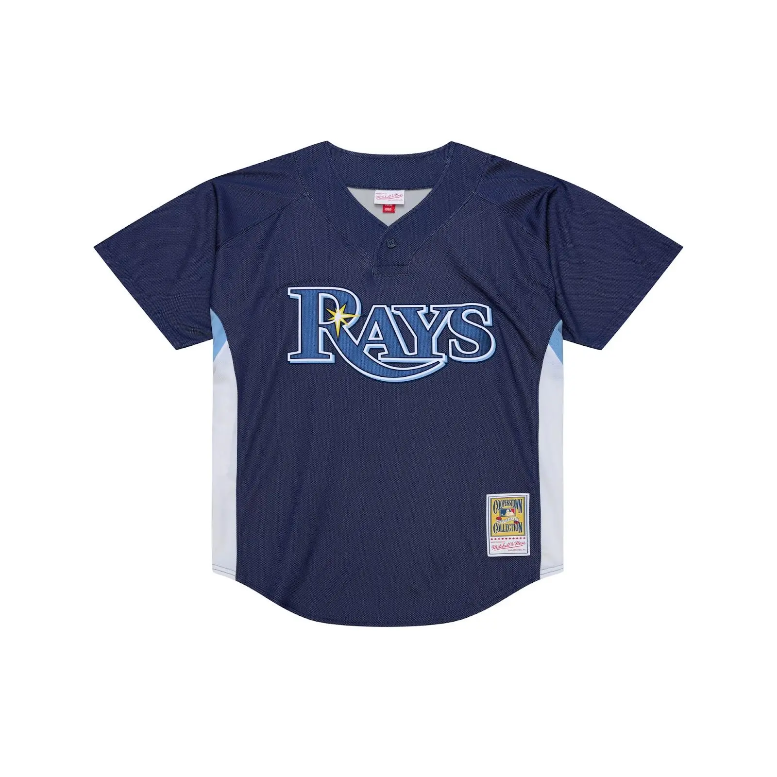 Evan Longoria Tampa Bay Rays Navy Authentic Batting Practice Jersey MLB Throwback Baseball Cooperstown Fan Gear Mitchell & Ness