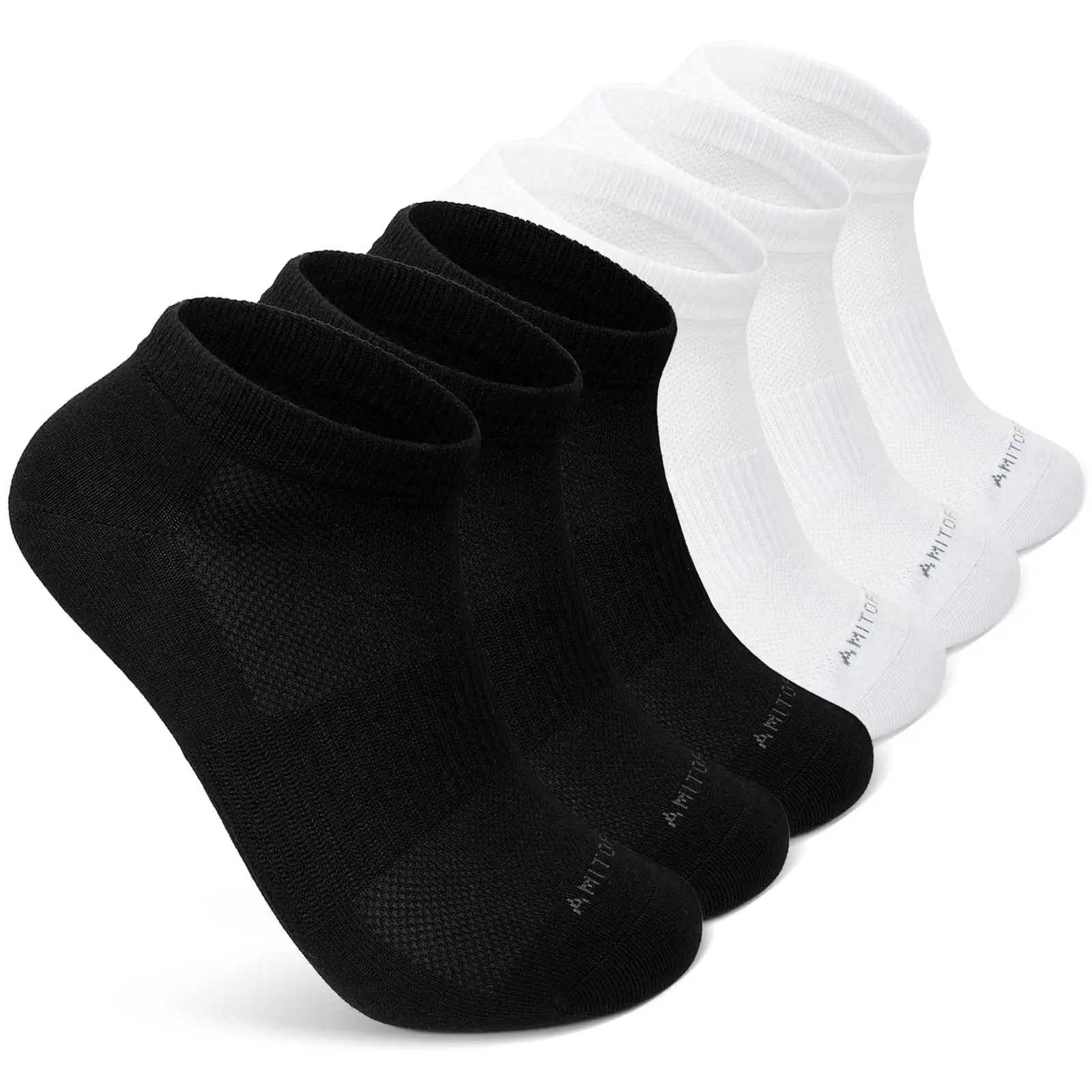 Women's Unisex Antibacterial Bamboo Fiber Socks - Mesh, Seamless, Breathable, Versatile Casual Basics, Soft, Bamboo Viscose, Sitting, Cold Wash, All Seasons, Ankle Socks, Anti-Chafing Ankle Socks, Unisex Socks