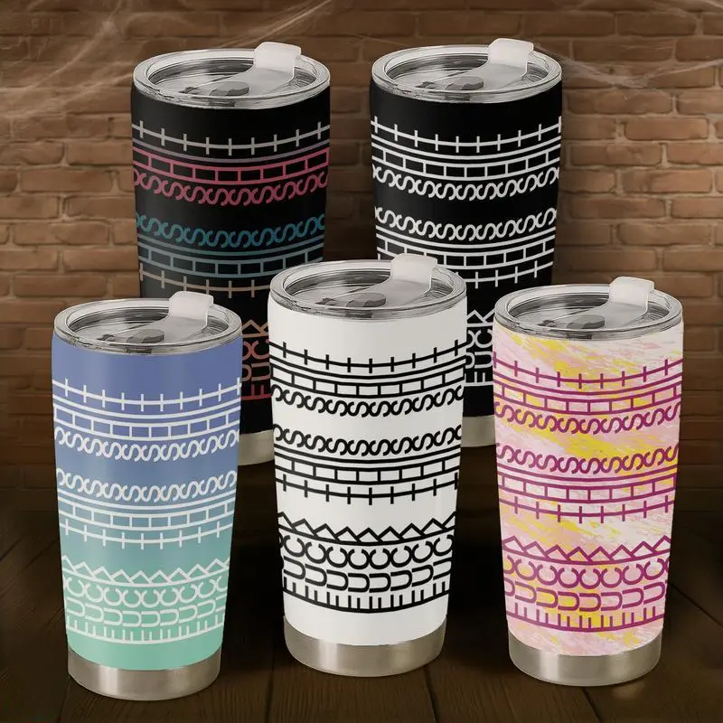 20 Oz Stainless Steel Hidden Message Tumblers, Sarcastic Design Funny Coffee Mug for Coworkers & Work Besties Unique, Gift Idea for Women Men, Tumbler Gifts For Coworker, Black Leak Proof Sarcastic and Funny I'm Fine Message Ceramic Mug.