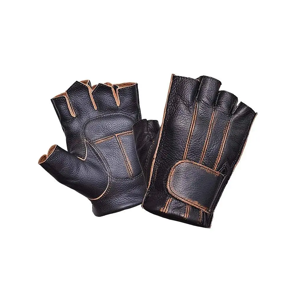 Mens Fingerless Leather Gloves Mens Fingerless Leather Gloves