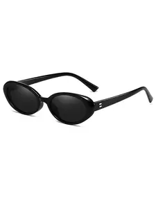 High Quality Vintage UV400 Sun Glasses Unique Style Oval Small Retro Shades Eyewear Shades Fashion Sunglasses for Women