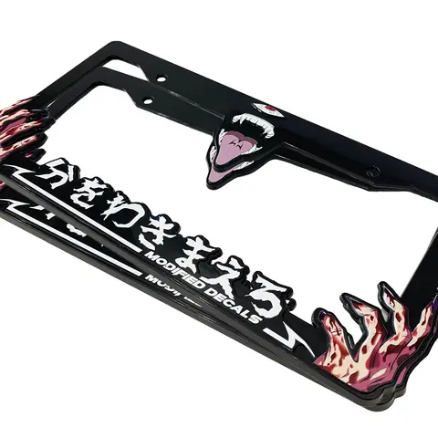 "Know Your Place" License Plate Frame