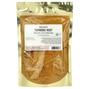 Pure Indian Foods Organic Turmeric Root, Ground, 7.5 oz (212 g)