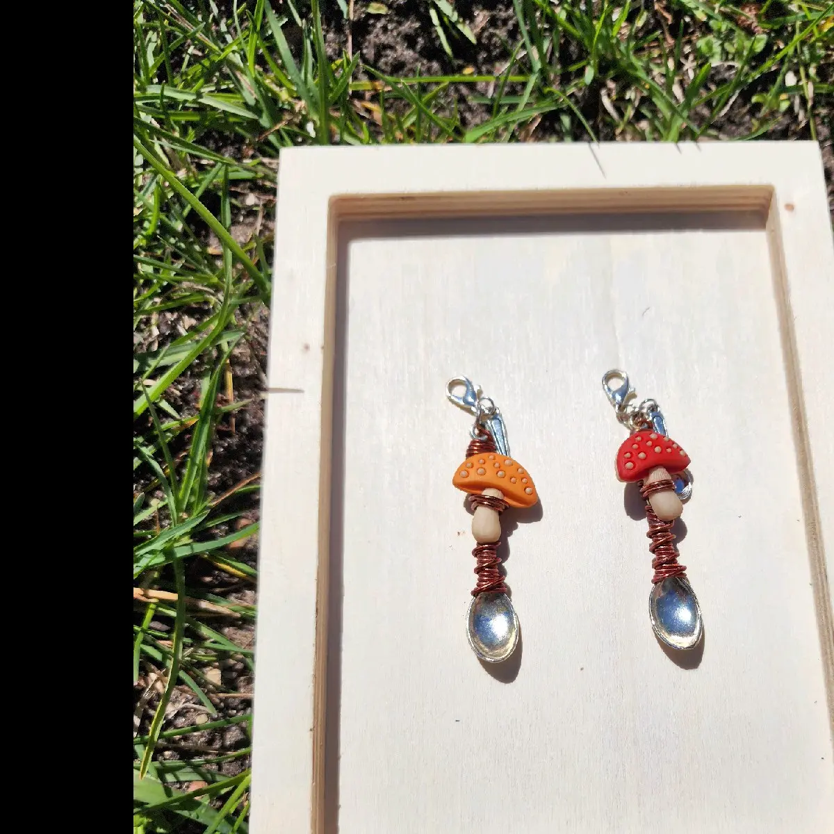 Mushroom spoon set Mushroom spoon set