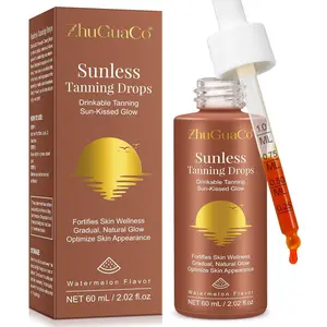 NEW * Sunless Tanning Drops to Drink, Sunless Tanning Liquid Drops - Tan Theory Drop to Drink, Moisturizing Tanner for Face and Body, Enhancing Your Natural Skin Tone (1PC)