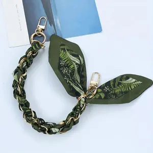 Phone Lanyard Handheld Chain Bag Braided Scarf Metal Short Phone Chain Bracelet Wrist Accessory Anti Loss Universal Fit Fashionable Decorative Multi Purpose Phone Accessories For All Smartphones