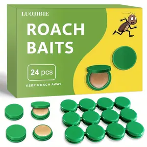 12/24 pack of indoor and outdoor cockroach capture traps, suitable for small and large cockroach quick trapping stations, cockroach repellent products