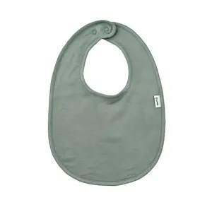 Eucalyptus SNAP BIB Ultra Soft Knit Front Absorbent Terry Fleece Back Baby Bib for Comfort and Protection