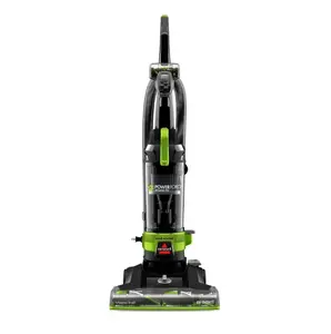 BISSELL PowerForce Helix Turbo Rewind Pet, Upright Vacuum, Pet Friendly, Automatic Cord Rewind, Powerful Pet Hair Pickup, Extra-Wide Cleaning Path, 3333, Black & Green