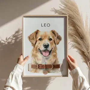 Gifts for Pets Dog Memorial Gift Custom Portrait Gift Pet Portrait Memorial Pet Loss Gift Cat Loss Dog Mom Gift Personalized Pet Gift