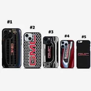 GMC Logo Phone Case, Tough Protective Cover, Truck Grille Design, Engine Style, Durable Case E