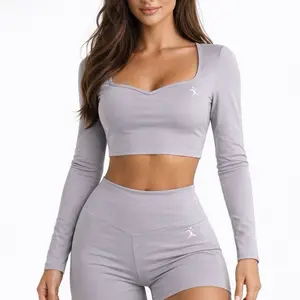 EdgeFit Sculpt Set – Grey Edition (2-Piece Activewear Set)