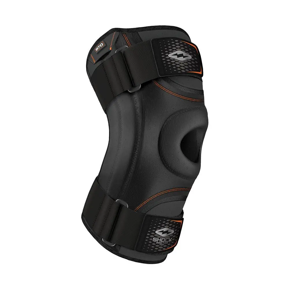 Shock Doctor Knee Stabilizer with Flexible Support Stays Patellabands for Meniscus Injuries & Ligament Sprains Level 2 Moderate