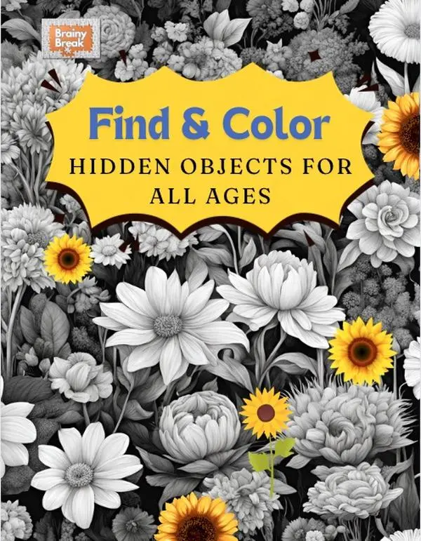 Find & Color Fun: Hidden Objects for All Ages Large Print