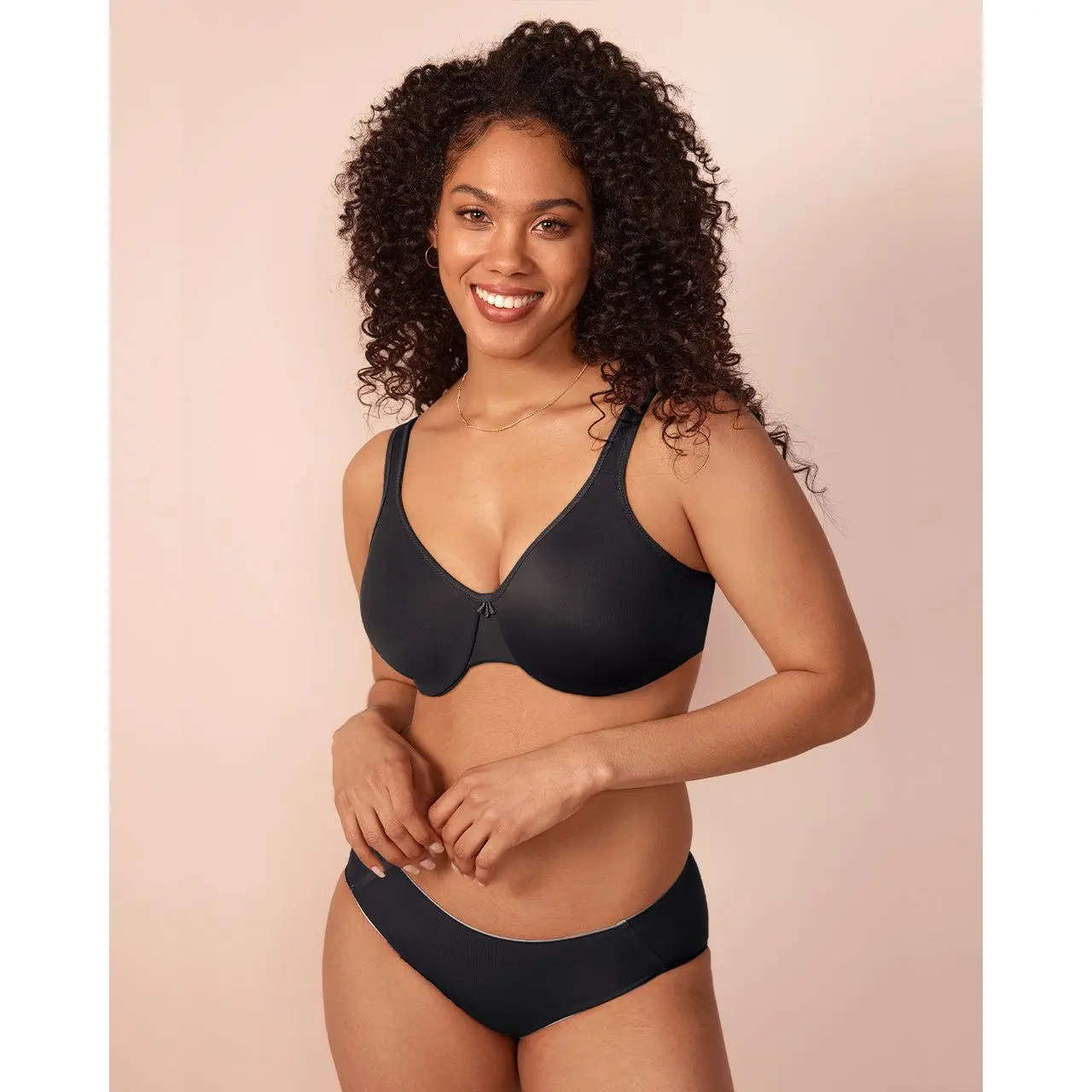 DELIMIRA Women's Minimizer Bra Plus Size Underwire Smooth Full Coverage Seamless Bras No Padded