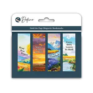 Magnetic Bookmarks (4-Pack) Journal Theme