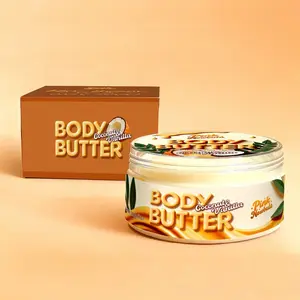 PinkNewbula Body Butter 200g  Moisturizing  Nourishing Relieves Dry Skin in Autumn  Winter Hydrating with Long-Lasting Fragrance Prevents Dryness Coconut & Vanilla Scent gentleclove moisturizer daily gentle