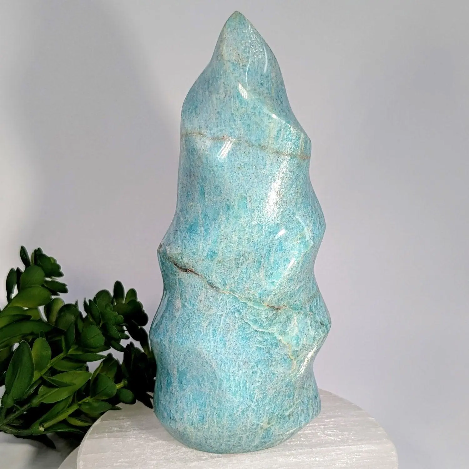 Amazonite 6" Flame Freeform