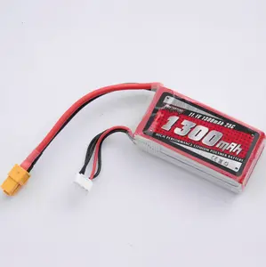 Battery 11.1V 1300mAh 25C XT60 Plug（Suitable for 1220mm Ranger V1 & V2, 1200mm Super EZ, 2300mm FOX，443mm F1 Speed boat） Lithium Ion Replacement Rechargeable Lithium Ion,RC battery, Lipo battery ,RC lipo battery ,Rechargeable RC battery, Hobby battery