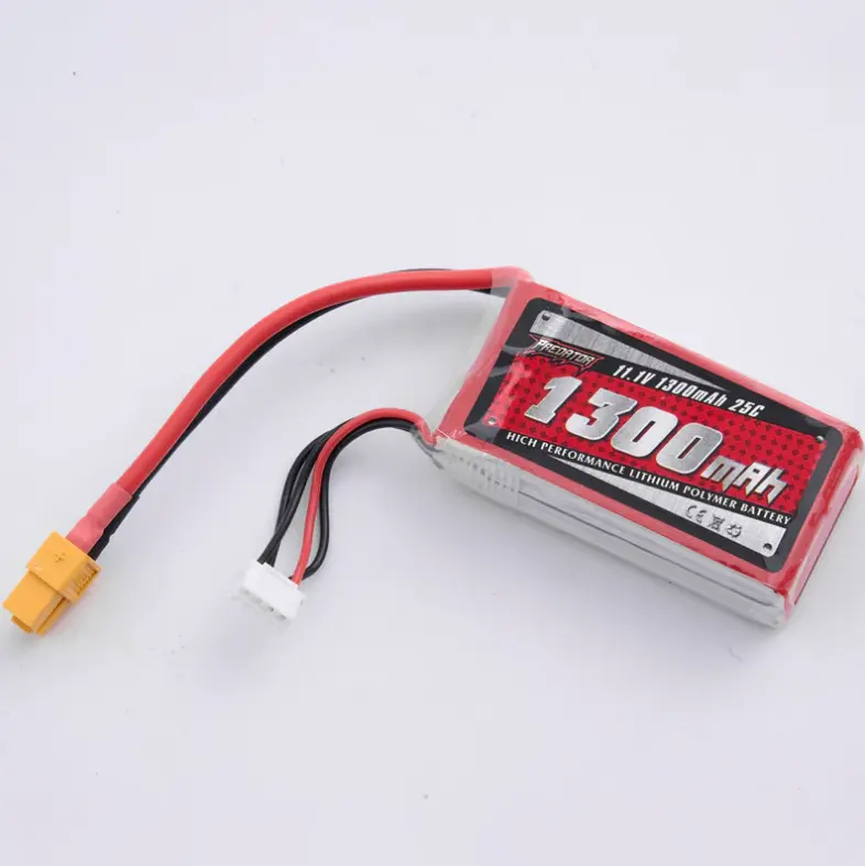 Battery 11.1V 1300mAh 25C XT60 Plug（Suitable for 1220mm Ranger V1 & V2, 1200mm Super EZ, 2300mm FOX，443mm F1 Speed boat、Arrows 1400mm Prodigy） Lithium Ion Replacement Rechargeable Lithium Ion,RC battery, Lipo battery ,RC lipo battery ,Hobby battery