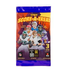 PANINI Score-A-Treat Pack Fun Game Day Snack Scoring Game for Parties Sports Events 3 Cards Inside NFL & NBA Approved