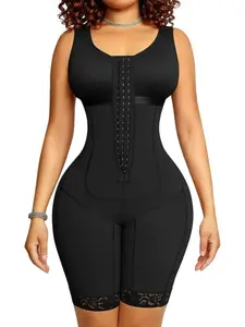 JMK Fajas 1 Count  Women's Shapewear Bodysuit, Fajas,  Colombian Shapewear, With Hooks Bodysuit, Butt Lifting And Tummy Control ﻿Jumpsuit, Full Shapewear, Suitable For Daily Wear, Gym
