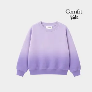 Comfrt | Sunwashed Kids Crew | 100% Cotton Garment Dyed Sun Faded Kids Cotton Crewneck Sweatshirt