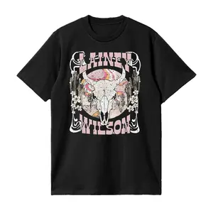 90s Vintage Lainey Wilson Bull Skull T-Shirt, Lainey Wilson Country Music Shirt