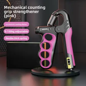 Adjustable grip electronic counting arm muscle exercise five finger training grip manufacturer supply Trainer gym accessories