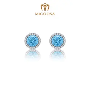 cz simulated diamond stud earrings for women, pretty stud earrings, valentines gifts for gf