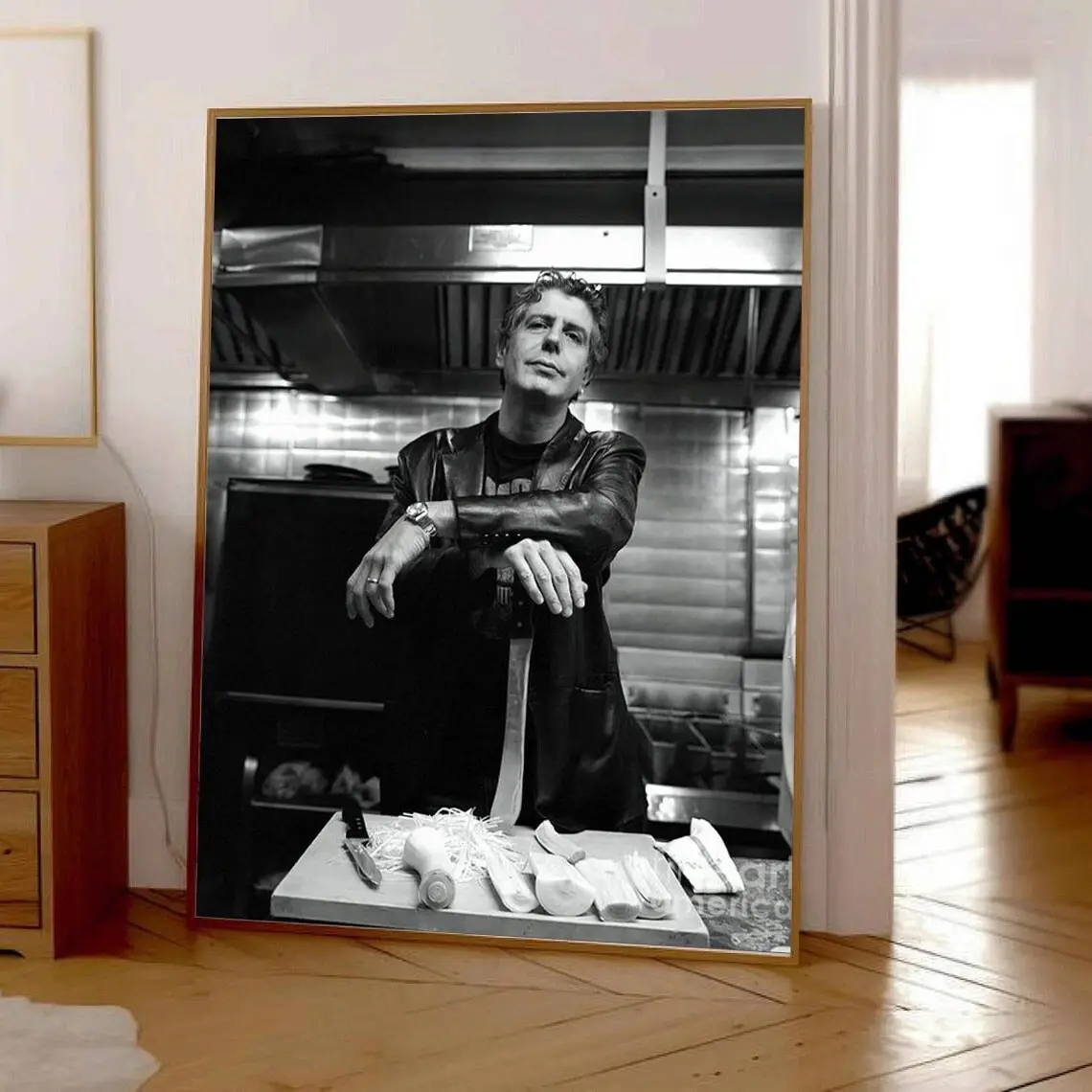 Anthony Bourdain Chef Retro Kitchen Wall Art Poster