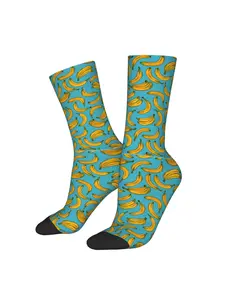 Bananas Sock Printed for Man Polyester