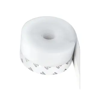 Silicone Rubber Weather Stripping Seal for Doors and Windows, Self-Adhesive 5m Noise Reduction and Windproof Draft Stopper Strip, Home Insulation Solution