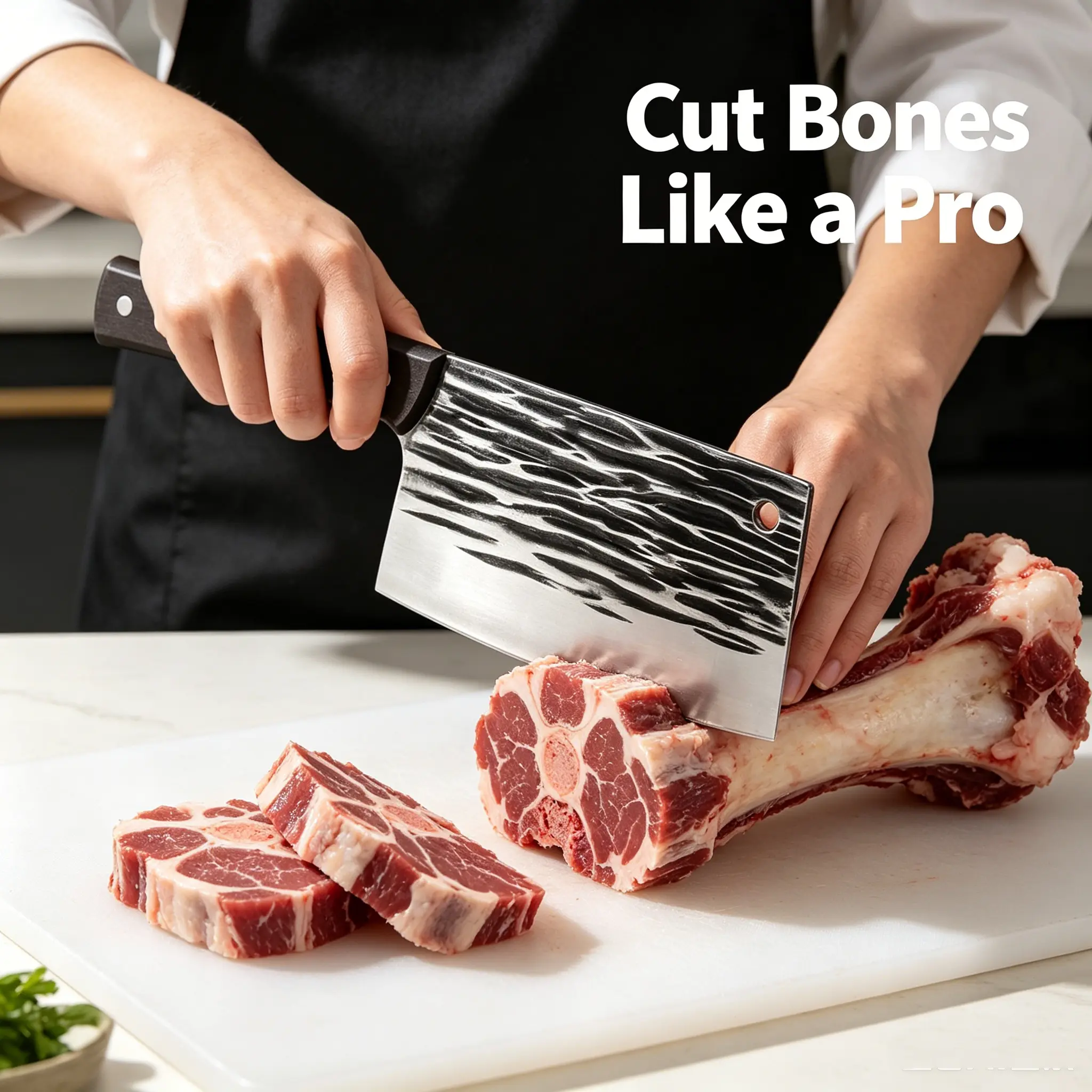 Complete Butcher Chef Knife Set - High-Carbon Steel Meat Cleaver, Hand-Forged Boning, Carving, Vegetable, Viking Knives, Durable Storage Bag for Efficient Meat Cutting, BBQ Camping Use