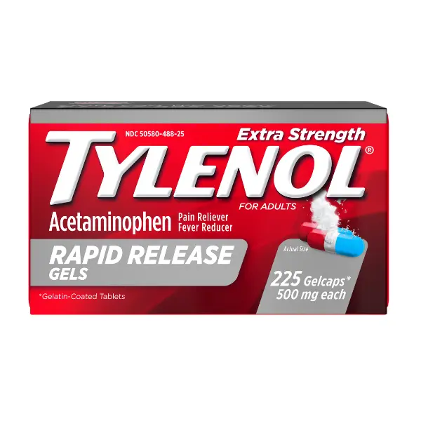 Tylenol Extra Strength Rapid Release Gels 225ct