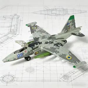 Su-25 Attack Aircraft 1:72 Scale Model Kit, DIY Building Model, High Detail Realistic Military Plane, Ideal for Collectors & Hobbyists, Perfect DIY Gift for Men