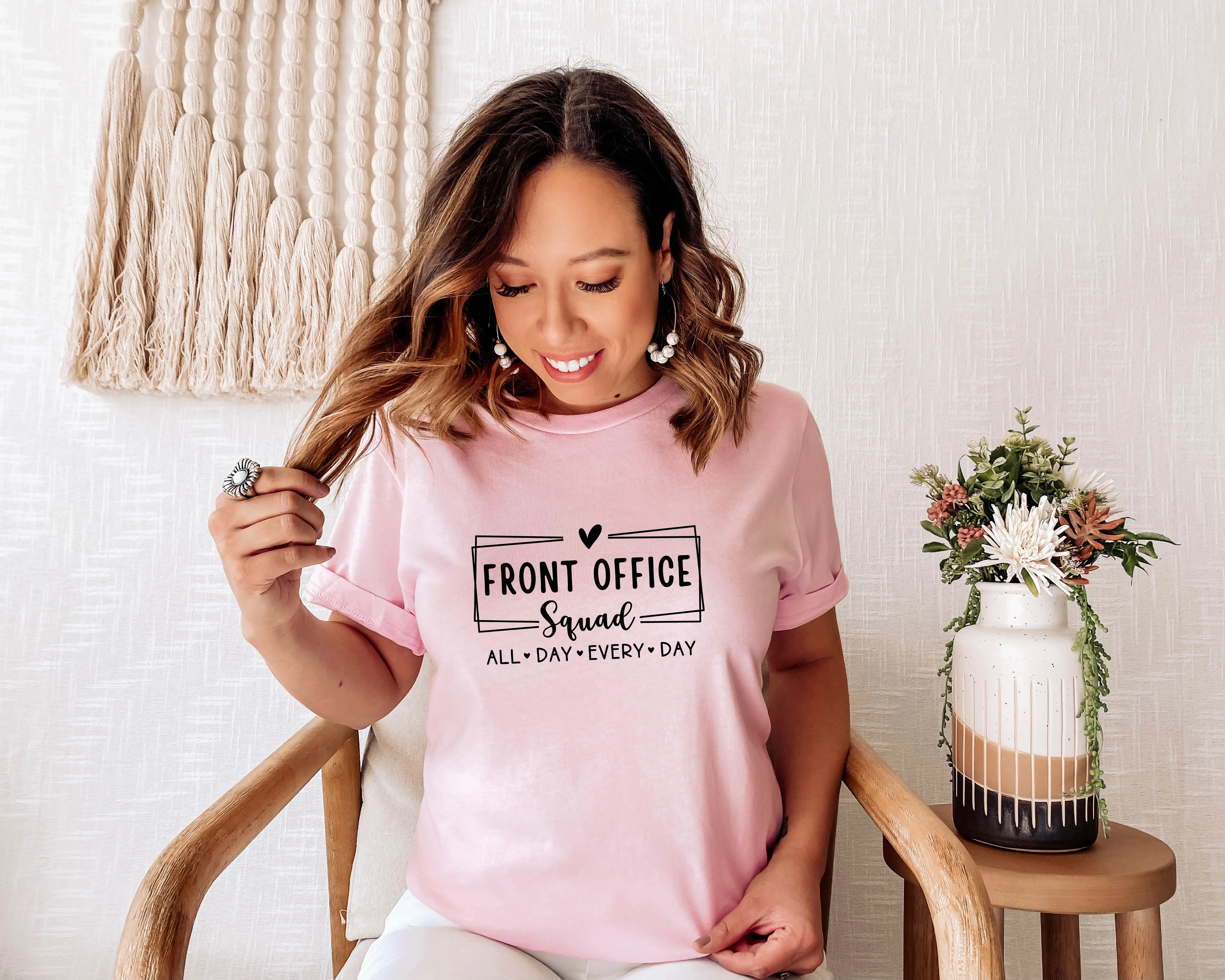 Front Office Squad All Day Every Day Shirt, Secretary T-shirt, Administrative Assistant Tee, Office Staff Appreciation Gift Idea Shirts