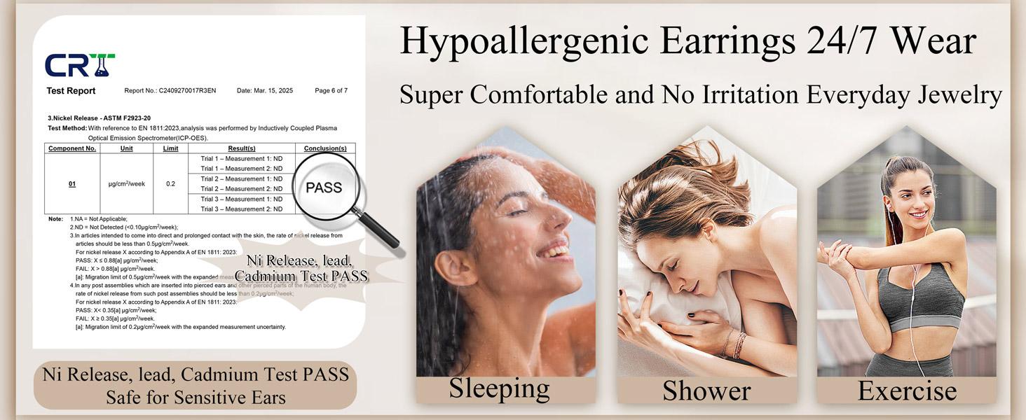 Hypoallergenic Stud Hoop Earrings for Women Small Flat Back Surgical Stainless Steel Earrings for Sensitive Ears Trendy Silver Hoops Cartilage Earring Stacks Set Multiple Piercing Jewelry Gifts