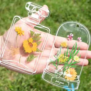 10/20/40 PVC Transparent DIY Bookmarks, Holds Real Dried Flowers and Butterflies, Handmade Page Decorations, Perfect for Readers and Kids, Book Accessories