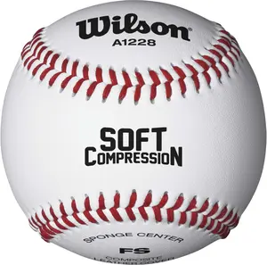 Wilson A1228 Soft Compression Baseballs 1 Dozen