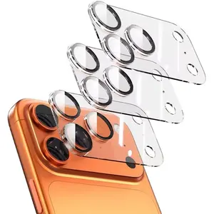 3 Pack Camera Lens Protector For iPhone 17 Series Premium Tempered Glass Cover with 9H+ Shatterproof Rating Anti-Scratch Crystal-Clear Clarity And Effortless Installation
