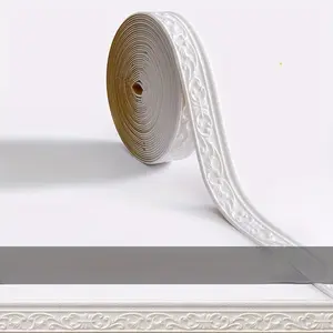 3D Foam Self-Adhesive Wall Decals, Waterproof Removable, Floral & Solid Colors, Home Hotel DIY, Elegant Design, Easy Install, Durable Material