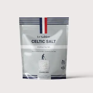 Le Saltier Celtic salt Grey Coarse Sea Salt 1.1lb Unrefined Sea Salt 100% organic Handcrafted