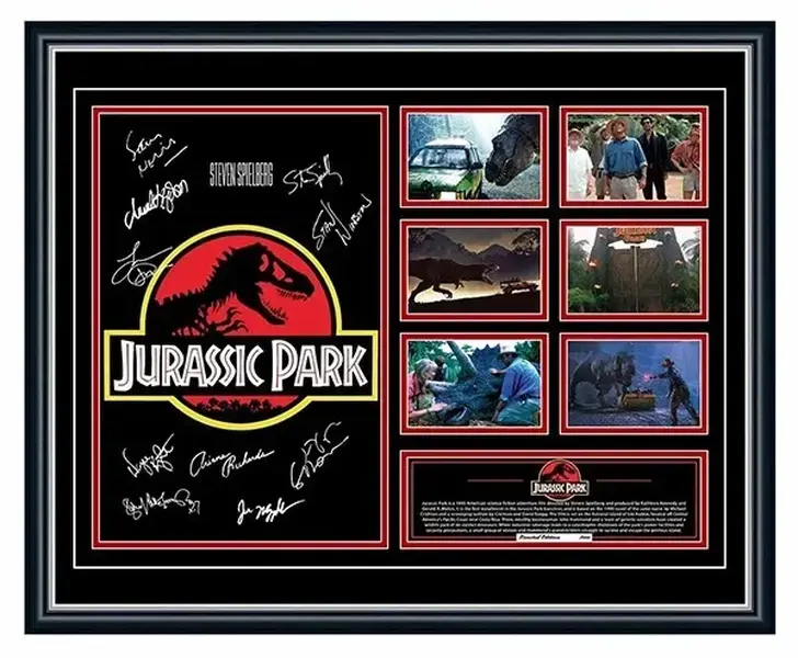 JURASSIC PARK ORIGINAL 1993 SIGNED POSTER LIMITED EDITION poster MEMORABILIA