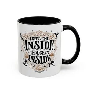 Fourth Wing 11oz Accent Coffee Mug Ridoc Gamlyn Quote, Dragon Rider Fantasy