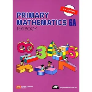 USED Book - Primary Mathematics 6A Textbook U.S. Edition by NA (Paperback) - english