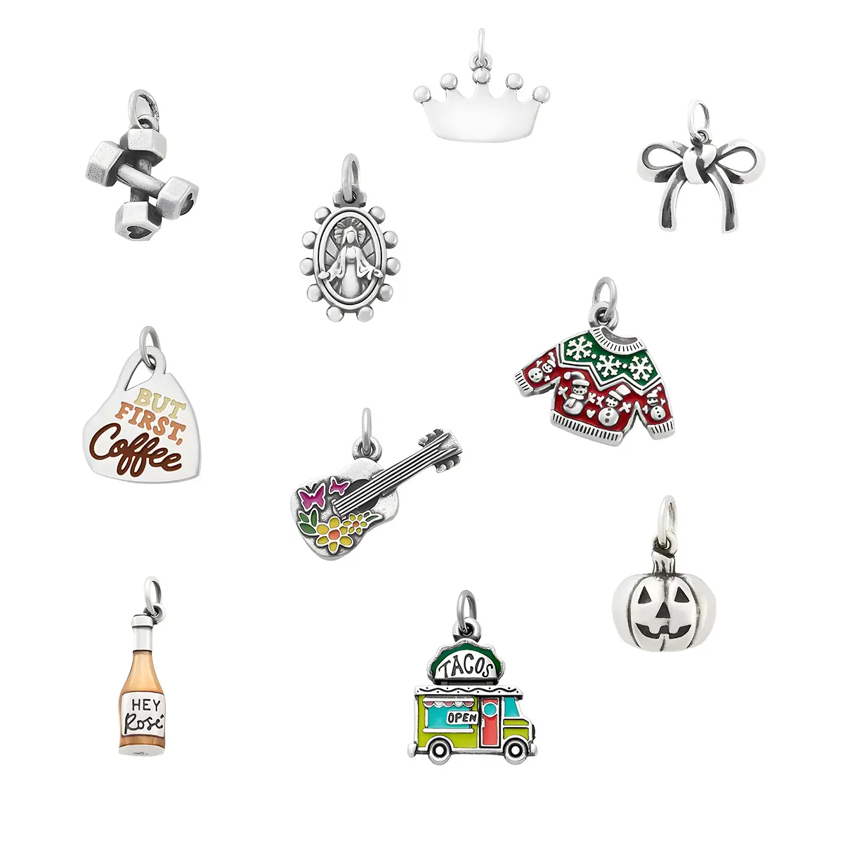 JA Jewelry Pendant Charm for Women DIY-Ready Single Multi-Element Pendant, Cute Playful Design, Mix & Match Bracelet or Necklace Charm, Gift-Ready Aesthetic Jewelry Gift for Friends & Family