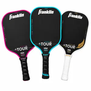 Franklin Raw Carbon Fiber FS Tour Tempo Pickleball Paddles - USA Pickleball Approved